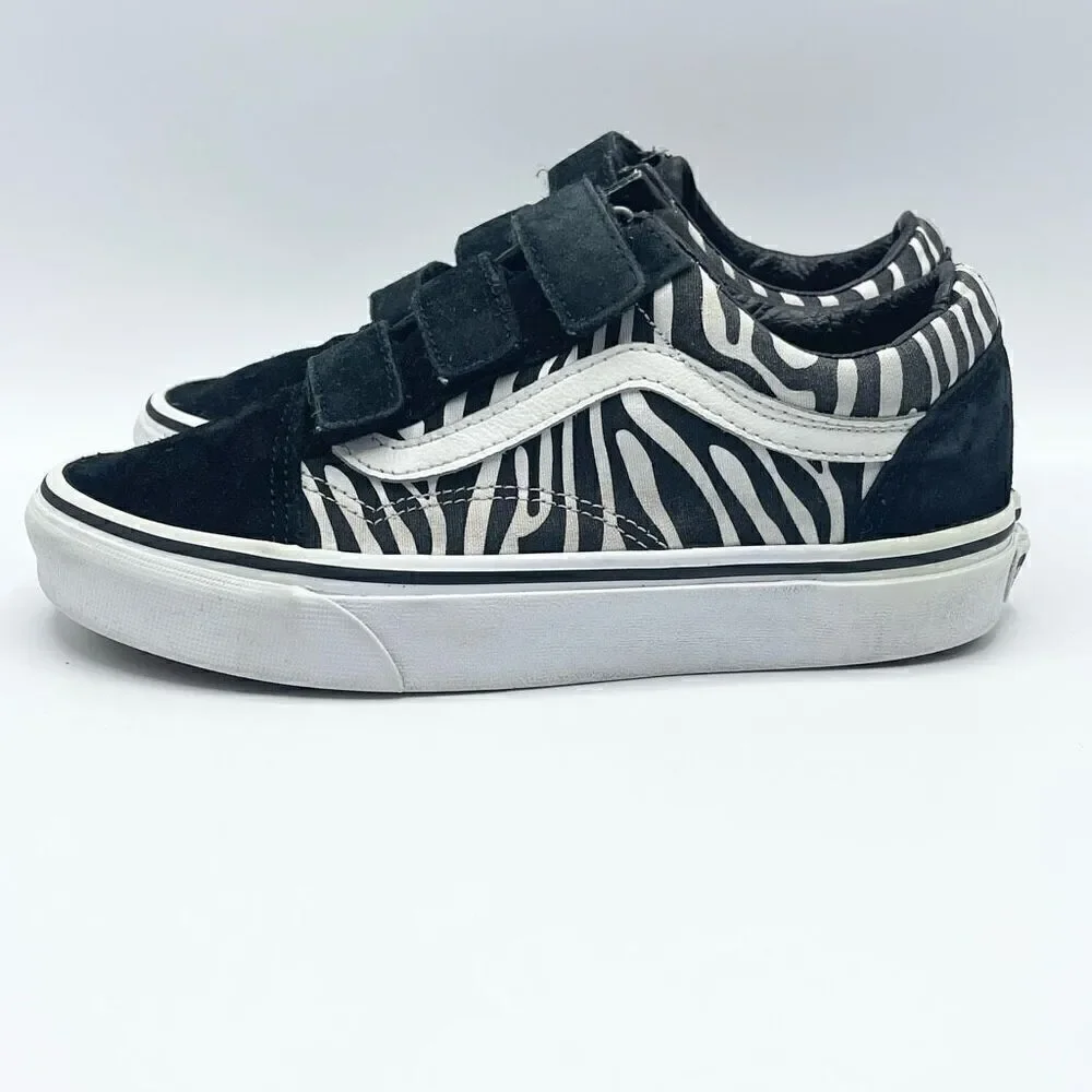 Vans Sk8-Hi low zebra print aplix sneakers - Women’s US  5 / Men’s US 3.5